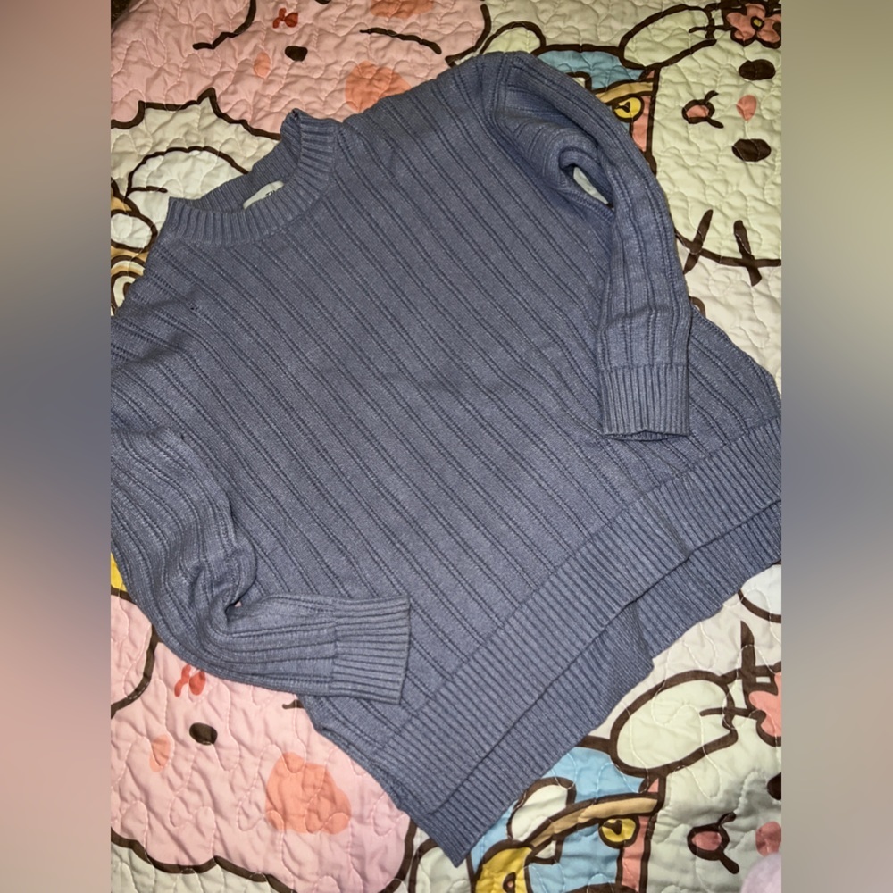 One time blue  size S sweater